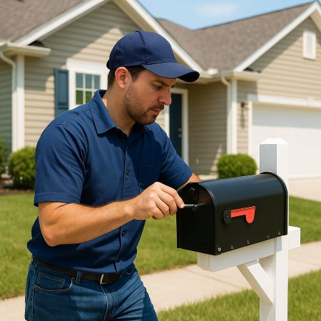 Professional mailbox repair technician in Hattiesburg